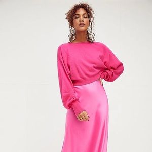 NEW Free People Jennessa Set Skirt Sweater Z112-5